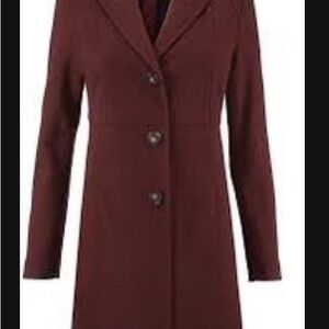CAbi Burgundy Trench Coat